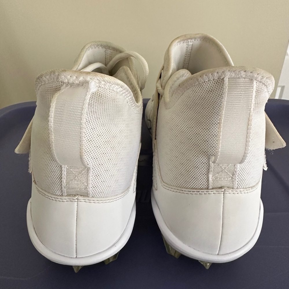 Nike Alpha Menace Pro 2 Mid White Iridescent AQ3209-109 Men's Size 13 - Picture 6 of 8